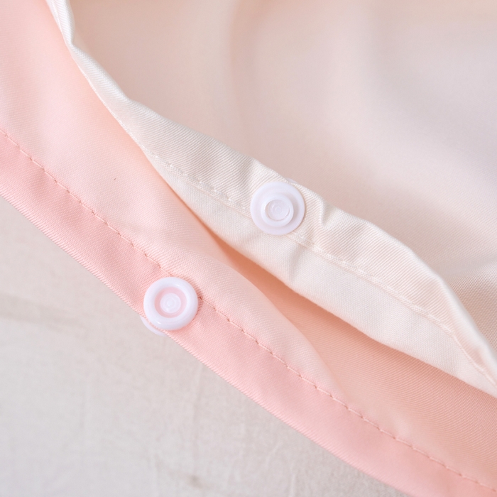 91家纺网 家纺一手货源 找家纺 爱彼家纺 2025新款夏季冰丝纯色旅行睡袋-系列一 睡袋-奶昔白+粉