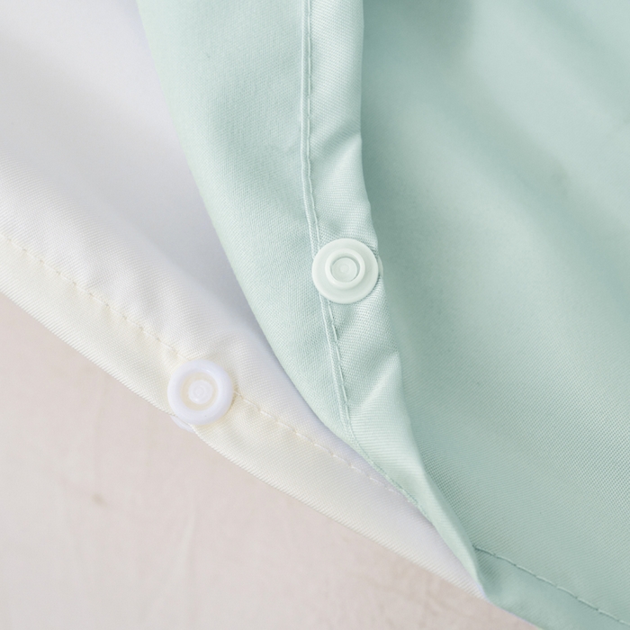 91家纺网 家纺一手货源 找家纺 爱彼家纺 2025新款夏季冰丝纯色旅行睡袋-系列一 睡袋-水绿+芝士