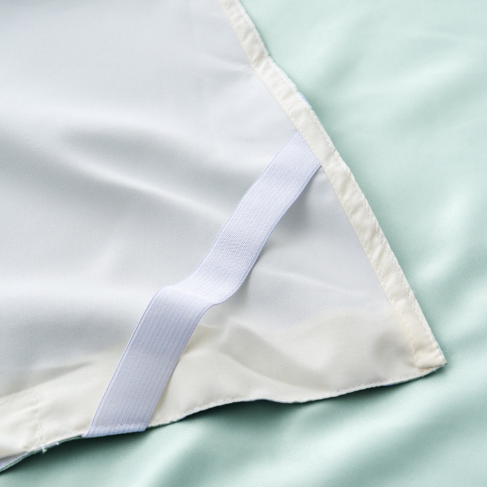 91家纺网 家纺一手货源 找家纺 爱彼家纺 2025新款夏季冰丝纯色旅行睡袋-系列一 睡袋-水绿+芝士