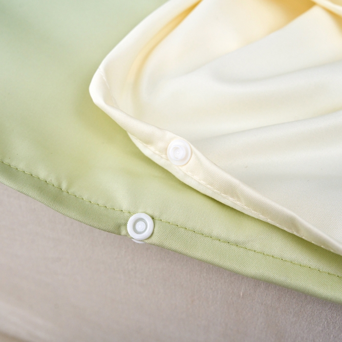 91家纺网 家纺一手货源 找家纺 爱彼家纺 2025新款夏季冰丝纯色旅行睡袋-系列一 睡袋-芝士+果绿