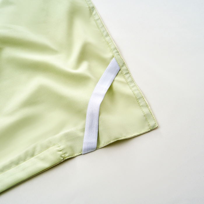 91家纺网 家纺一手货源 找家纺 爱彼家纺 2025新款夏季冰丝纯色旅行睡袋-系列一 睡袋-芝士+果绿