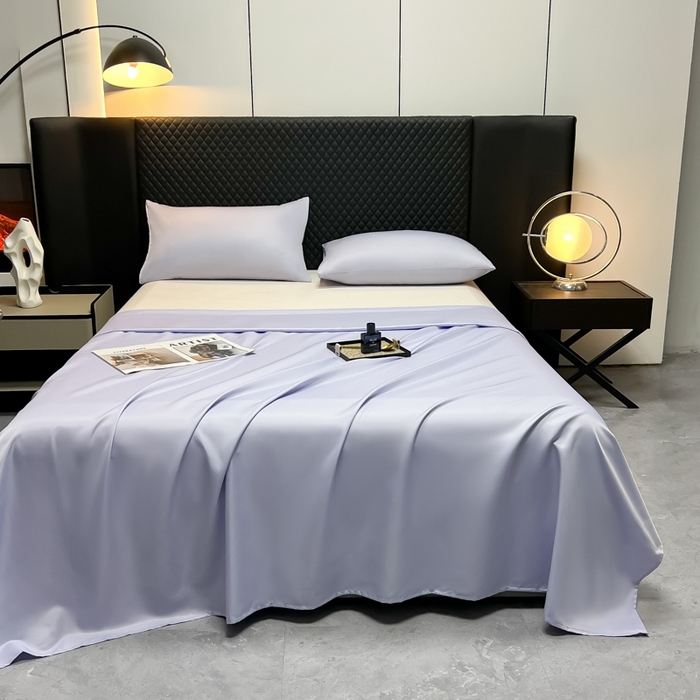 91家纺网 家纺一手货源 找家纺 （总）爱彼家纺 2025水洗冰丝轻奢风床单床单水洗冰丝床单单件