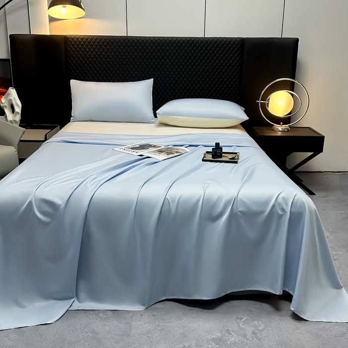 91家纺网 家纺一手货源 找家纺 （总）爱彼家纺 2025水洗冰丝轻奢风床单床单水洗冰丝床单单件