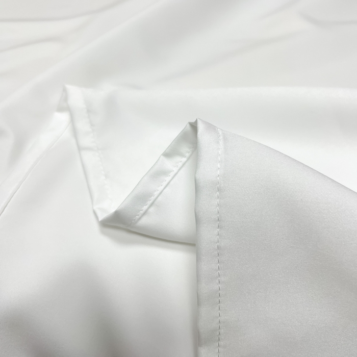 91家纺网 家纺一手货源 找家纺 爱彼家纺 2025水洗冰丝轻奢风床单床单水洗冰丝床单单件 冰丝纯色单床单-珍珠白