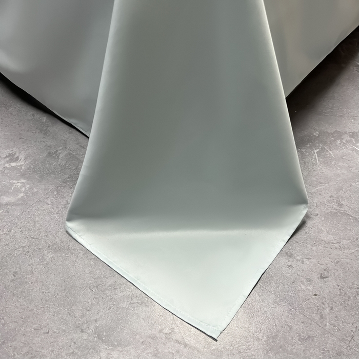 91家纺网 家纺一手货源 找家纺 爱彼家纺 2025水洗冰丝轻奢风床单床单水洗冰丝床单单件 冰丝纯色单床单-碧湖兰