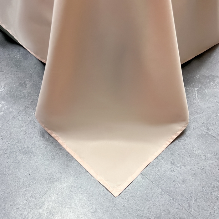 91家纺网 家纺一手货源 找家纺 爱彼家纺 2025水洗冰丝轻奢风床单床单水洗冰丝床单单件 冰丝纯色单床单-纯粉