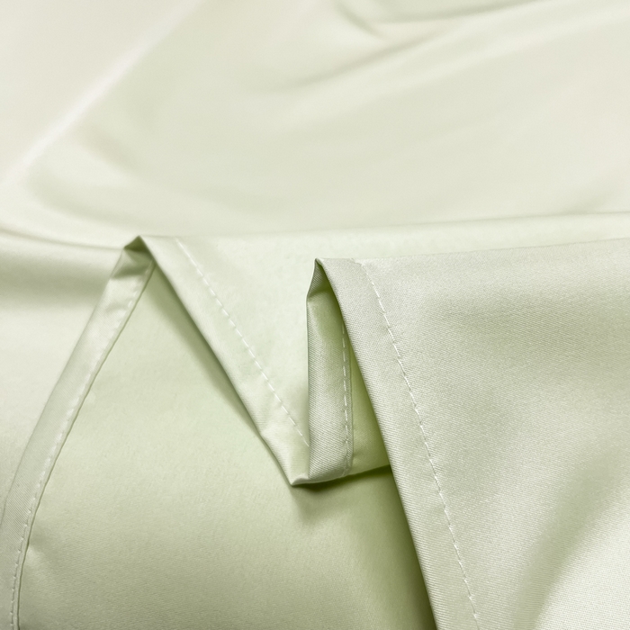 91家纺网 家纺一手货源 找家纺 爱彼家纺 2025水洗冰丝轻奢风床单床单水洗冰丝床单单件 冰丝纯色单床单-果绿