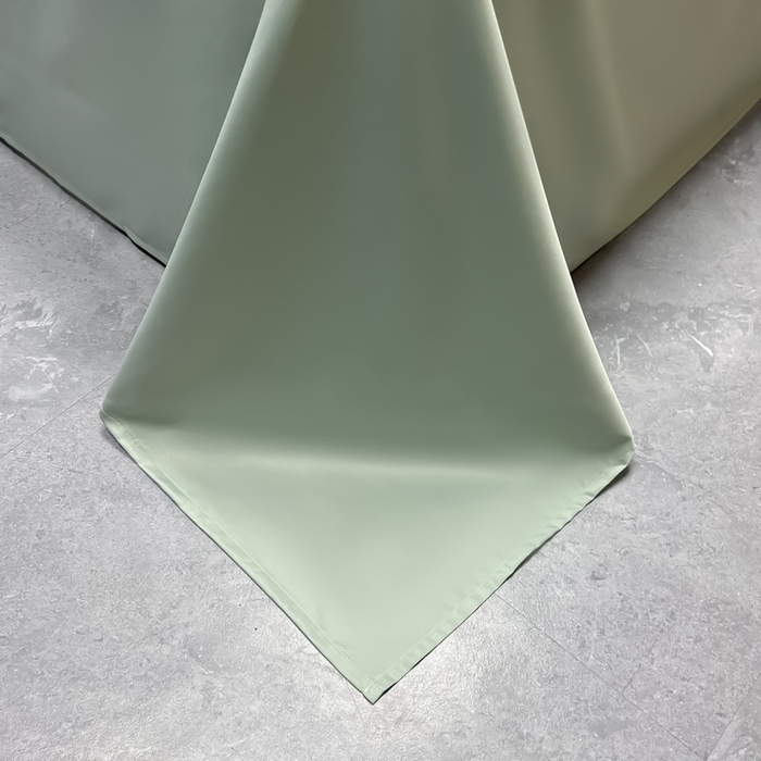 91家纺网 家纺一手货源 找家纺 爱彼家纺 2025水洗冰丝轻奢风床单床单水洗冰丝床单单件 冰丝纯色单床单-水绿