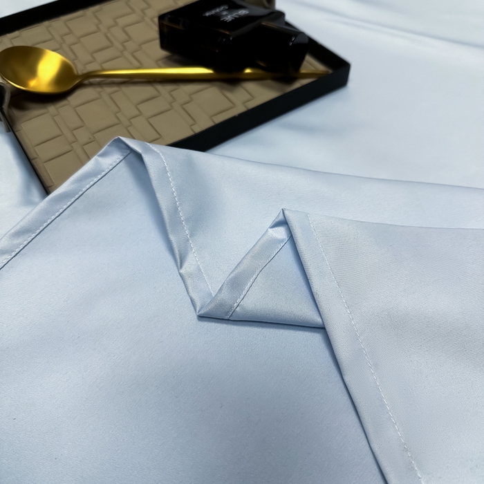 91家纺网 家纺一手货源 找家纺 爱彼家纺 2025水洗冰丝轻奢风床单床单水洗冰丝床单单件 冰丝纯色单床单-天空蓝