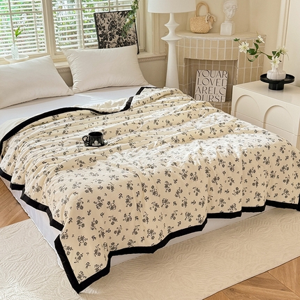 九诺家纺 2025新款轻奢赫本夏被夏凉被 赫本-花园