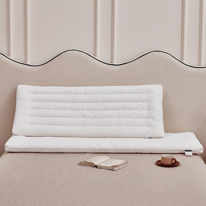 91家纺网 家纺一手货源 找家纺 （总）蚕阿婆 2025新款纯棉双人长枕 1.2米1.5米情侣长枕