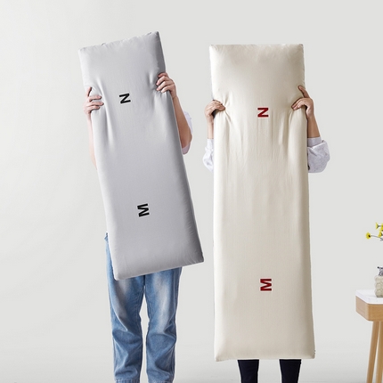 （总）蚕阿婆 2025新款纯棉双人长枕 1.2米1.5米情侣长枕