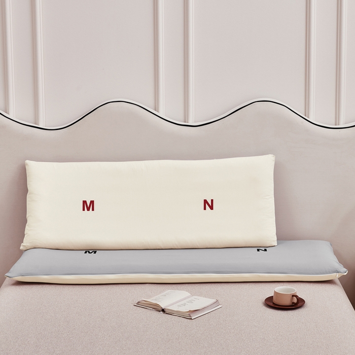 91家纺网 家纺一手货源 找家纺 （总）蚕阿婆 2025新款纯棉双人长枕 1.2米1.5米情侣长枕