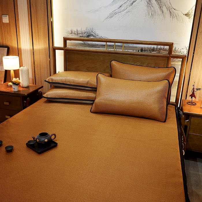 91家纺网 家纺一手货源 找家纺 （总）网红馆（ck家纺） 2025新款冰藤席凉席席子床裙系列