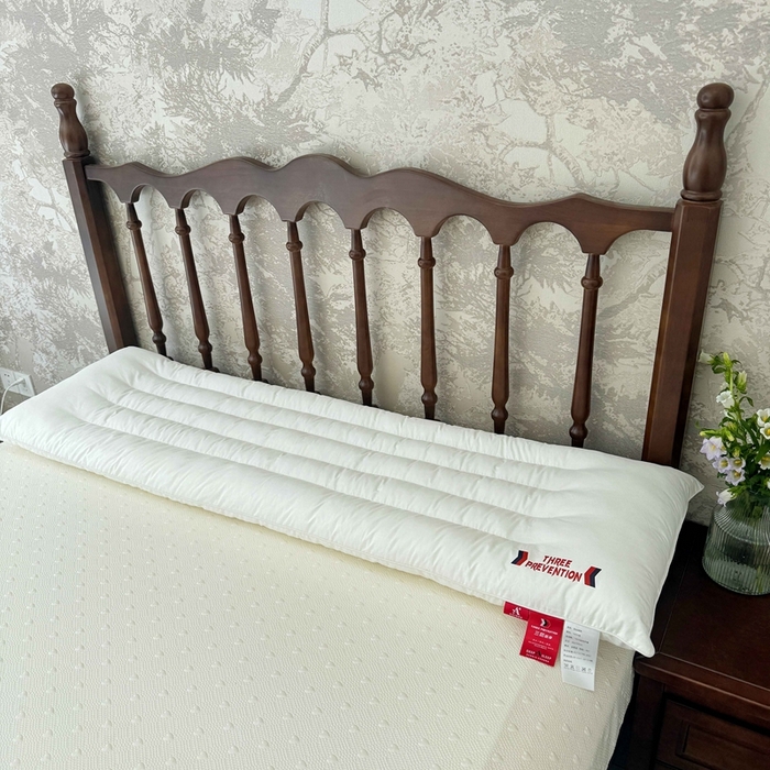 91家纺网 家纺一手货源 找家纺 （总）昕科 2025新款全棉三防双人长枕-实拍-A类纯棉三防双人枕头长枕芯