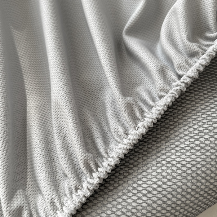 91家纺网 家纺一手货源 找家纺 萌飞 2025新款乙纶PE中分子华夫格凉豆豆凉席 中分子PE凉豆豆凉席-调皮小恐龙-果绿【床笠款】