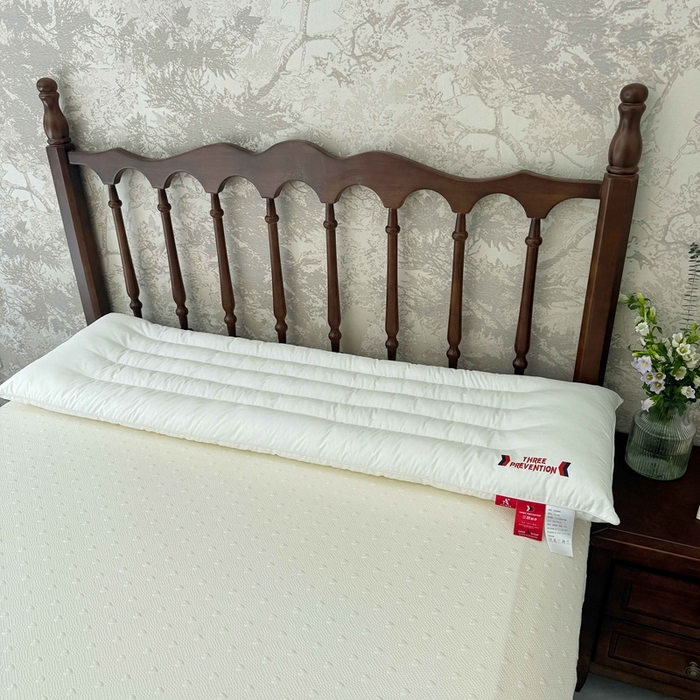 91家纺网 家纺一手货源 找家纺 （总）昕科 2025新款全棉三防双人长枕-实拍-A类纯棉三防双人枕头长枕芯