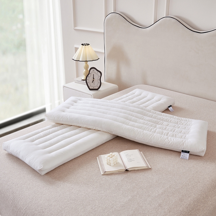 91家纺网 家纺一手货源 找家纺 （总）蚕阿婆 2025新款纯棉双人长枕 1.2米1.5米情侣长枕