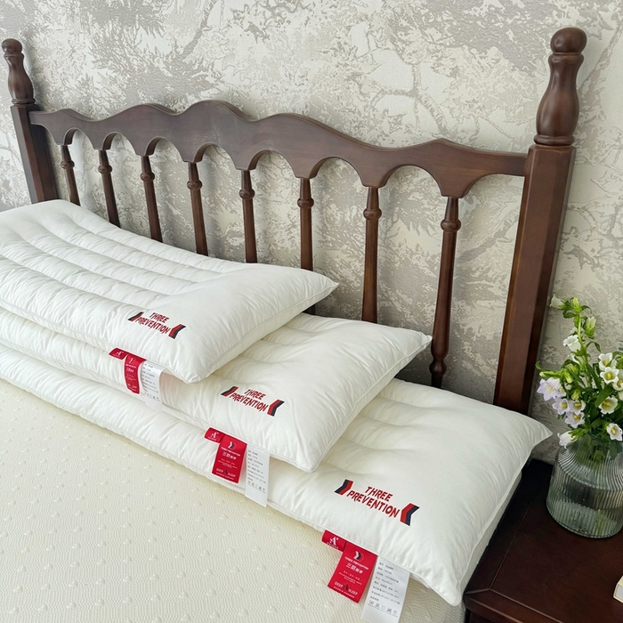 91家纺网 家纺一手货源 找家纺 （总）昕科 2025新款全棉三防双人长枕-实拍-A类纯棉三防双人枕头长枕芯