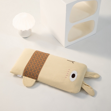 麦肯锡 2025新款卡通肚皮荞麦枕枕头枕芯 黄色30*58cm