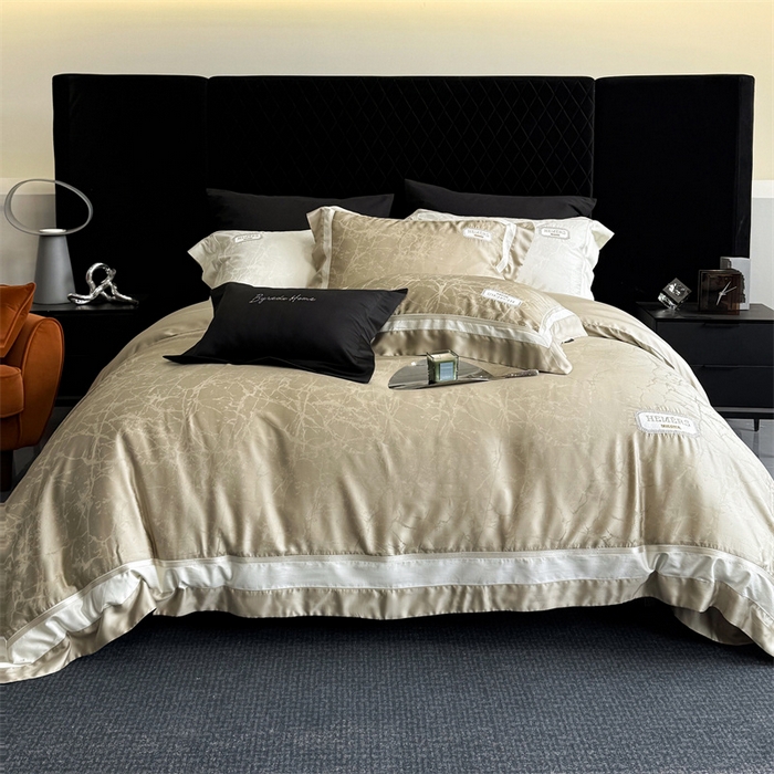 91家纺网 家纺一手货源 找家纺 馨蕊家居  2025春夏新品LF兰精天丝系列-云瑾 云瑾-灰湖绿