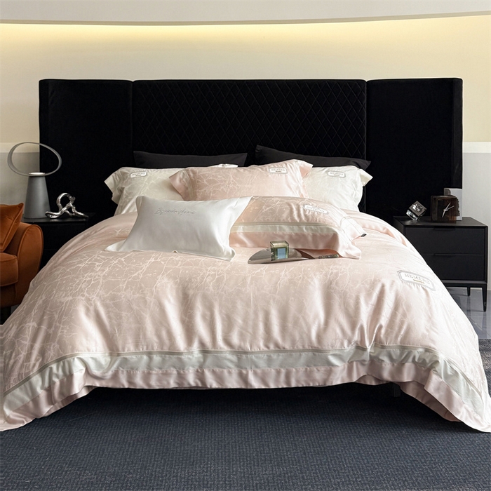 91家纺网 家纺一手货源 找家纺 馨蕊家居  2025春夏新品LF兰精天丝系列-云瑾 云瑾-蔷薇粉