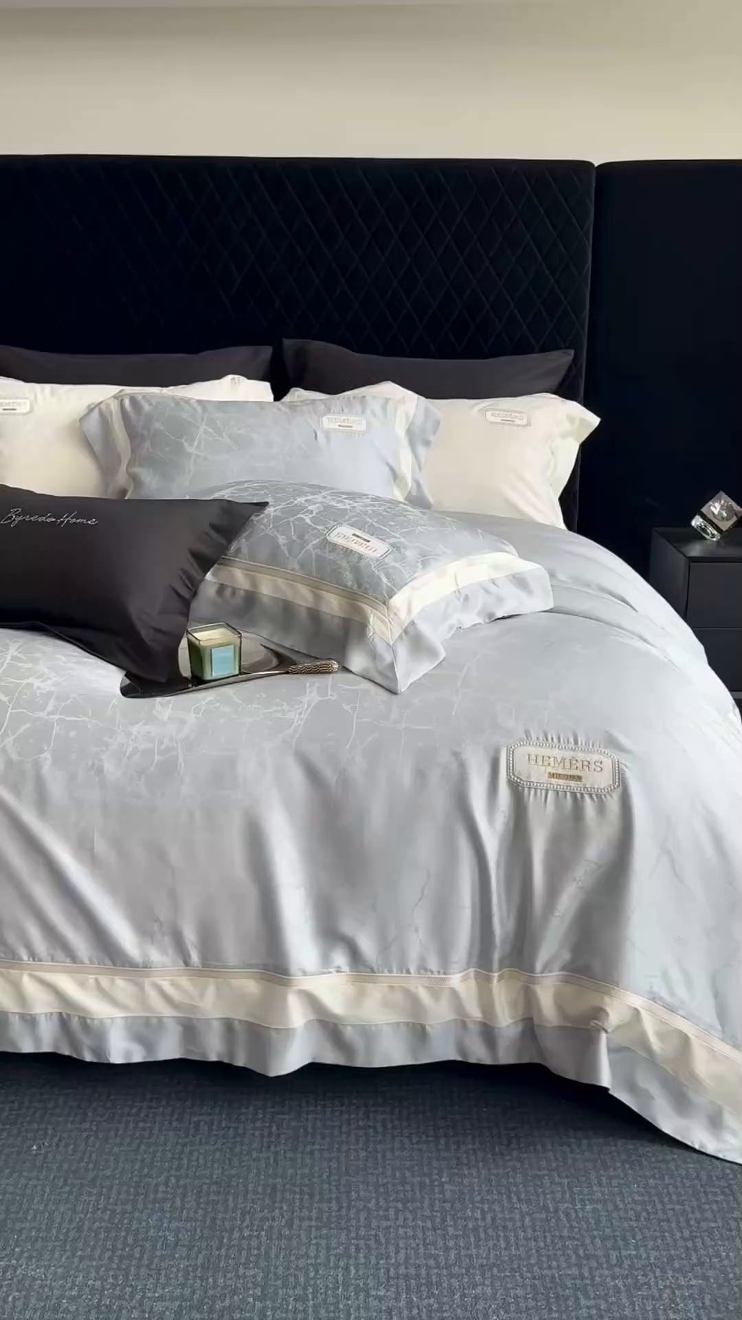 91家纺网 家纺一手货源 找家纺 （总）馨蕊家居  2025春夏新品LF兰精天丝系列-云瑾