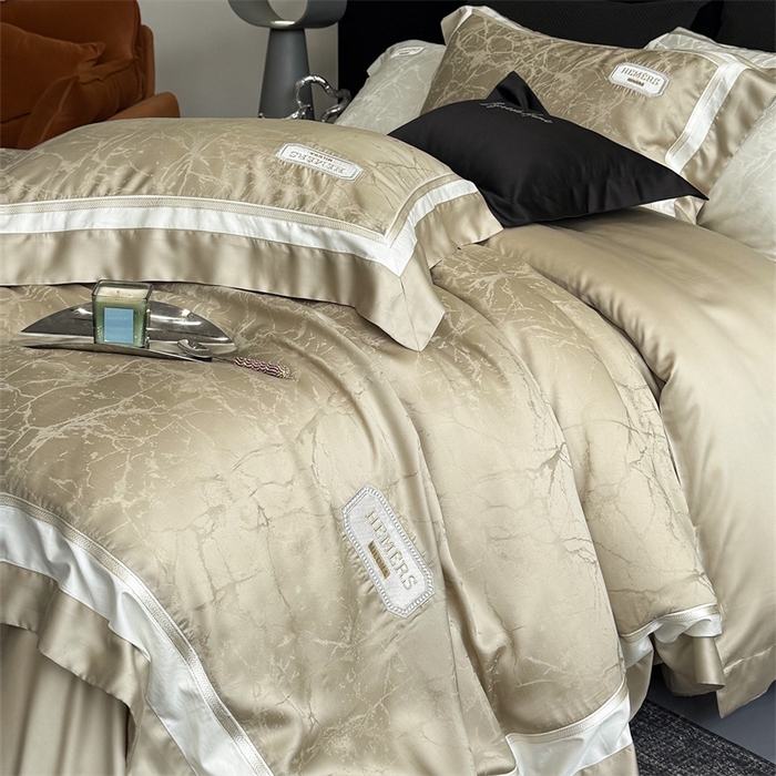 91家纺网 家纺一手货源 找家纺 馨蕊家居  2025春夏新品LF兰精天丝系列-云瑾 云瑾-灰湖绿