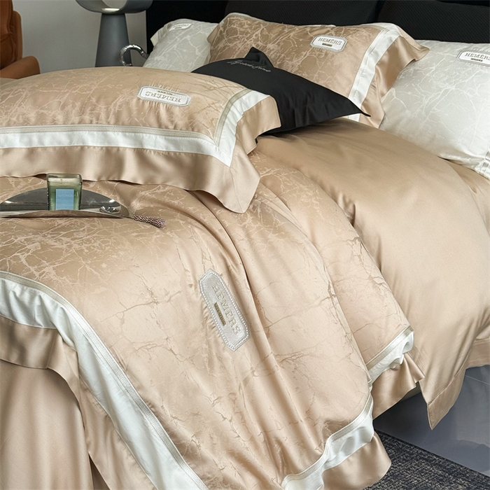 91家纺网 家纺一手货源 找家纺 馨蕊家居  2025春夏新品LF兰精天丝系列-云瑾 云瑾-香槟