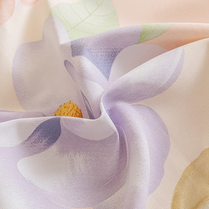 91家纺网 家纺一手货源 找家纺 芃成家纺 2025新款加厚老粗布原棉床笠亲肤单床笠 春日花开