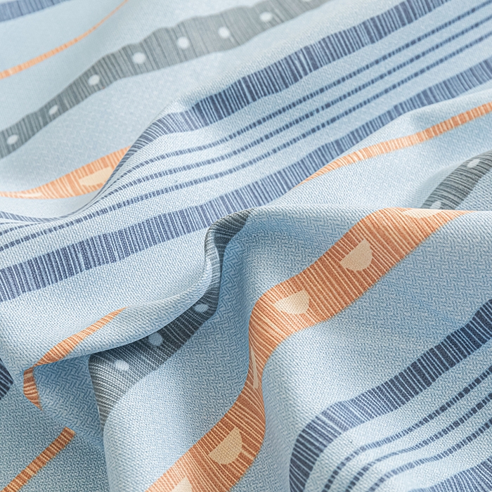 91家纺网 家纺一手货源 找家纺 芃成家纺 2025新款加厚老粗布原棉床笠亲肤单床笠 律动-兰