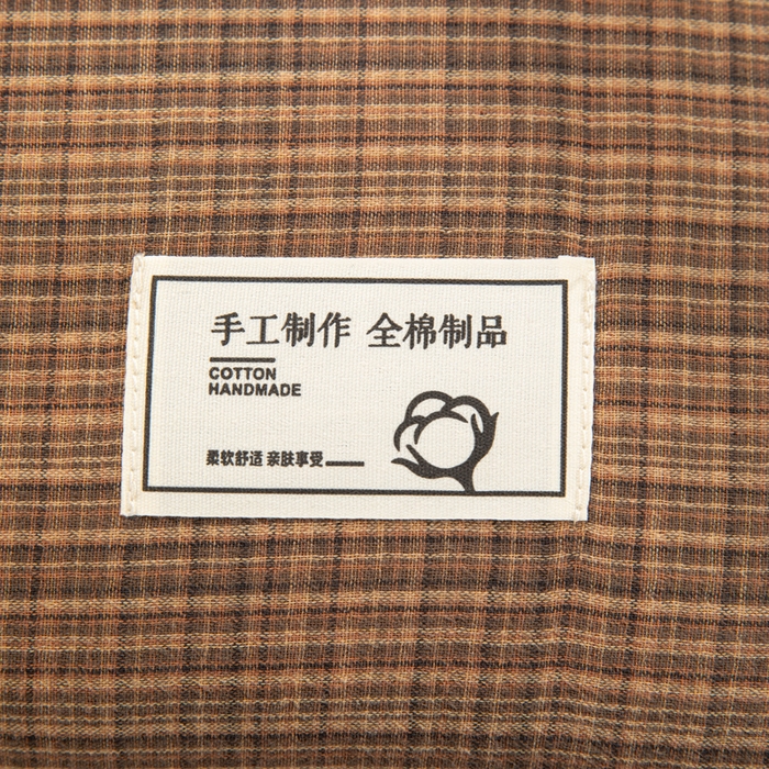 91家纺网 家纺一手货源 找家纺 （总）织布人 2025春夏新款荞麦枕全棉纯棉色织立体无印风荞麦枕头学生宿舍成人家用枕芯单枕芯