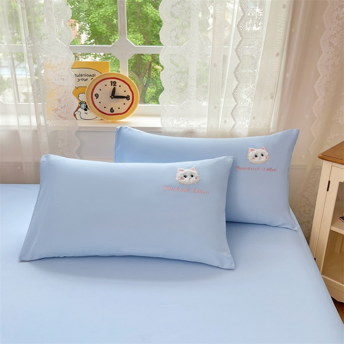 91家纺网 家纺一手货源 找家纺 （总）梦舒羽 2025春夏新款水洗棉兔毛绒贴布绣枕套单枕套（带买家秀）