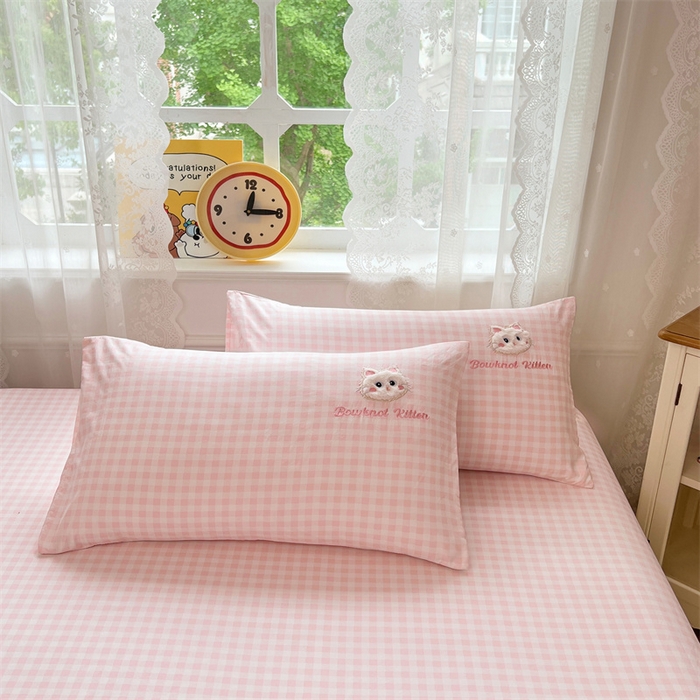 91家纺网 家纺一手货源 找家纺 （总）梦舒羽 2025春夏新款水洗棉兔毛绒贴布绣枕套单枕套（带买家秀）