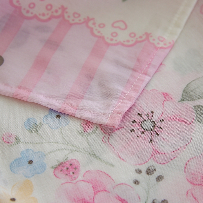 91家纺网 家纺一手货源 找家纺 优家居 2025新款纯棉13370床单单件印花100%全棉纯棉加厚大学生宿舍三件套 花香语意