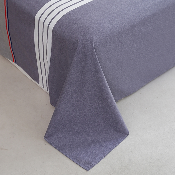 91家纺网 家纺一手货源 找家纺 优家居 2025新款纯棉13370床单单件印花100%全棉纯棉加厚大学生宿舍三件套 华尔兹