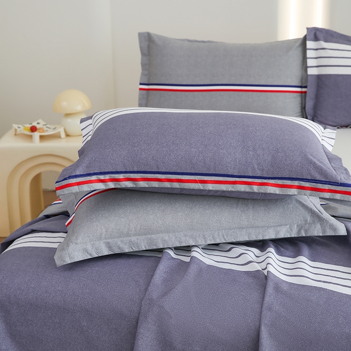 91家纺网 家纺一手货源 找家纺 优家居 2025新款纯棉13370床单单件印花100%全棉纯棉加厚大学生宿舍三件套 华尔兹