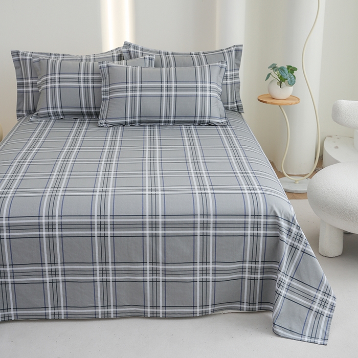 优家居 2025新款纯棉13370床单单件印花100%全棉纯棉加厚大学生宿舍三件套 科纳特