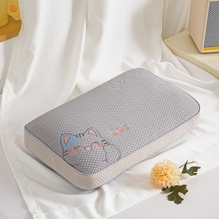 91家纺网 家纺一手货源 找家纺 （总）织布人 2025春夏新款荞麦枕夏季凉感冰豆豆枕儿童学生宿舍夏凉枕头午睡枕芯单枕芯