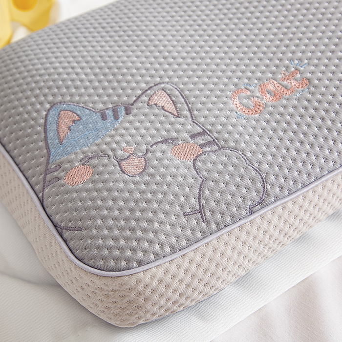 91家纺网 家纺一手货源 找家纺 （总）织布人 2025春夏新款荞麦枕夏季凉感冰豆豆枕儿童学生宿舍夏凉枕头午睡枕芯单枕芯