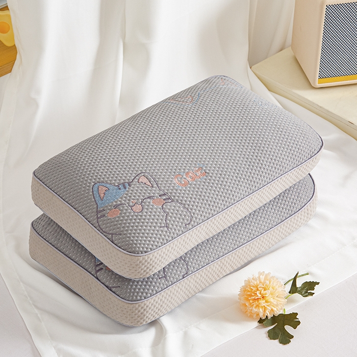 91家纺网 家纺一手货源 找家纺 （总）织布人 2025春夏新款荞麦枕夏季凉感冰豆豆枕儿童学生宿舍夏凉枕头午睡枕芯单枕芯