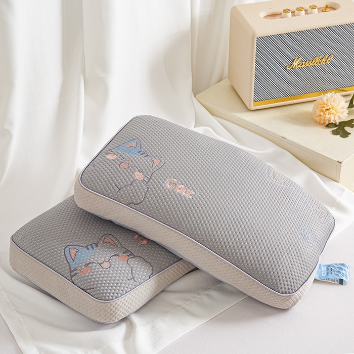 91家纺网 家纺一手货源 找家纺 （总）织布人 2025春夏新款荞麦枕夏季凉感冰豆豆枕儿童学生宿舍夏凉枕头午睡枕芯单枕芯