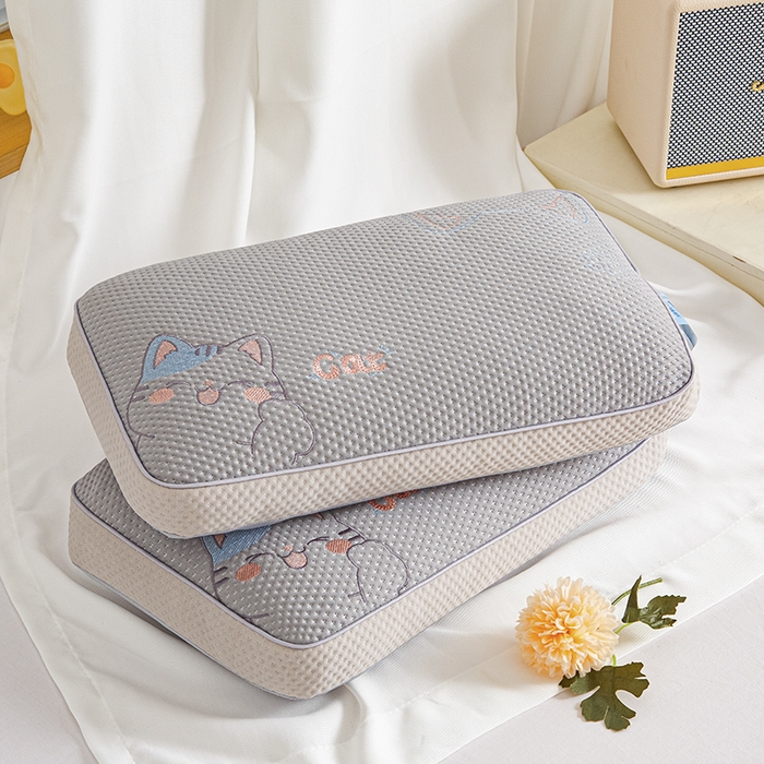 91家纺网 家纺一手货源 找家纺 （总）织布人 2025春夏新款荞麦枕夏季凉感冰豆豆枕儿童学生宿舍夏凉枕头午睡枕芯单枕芯