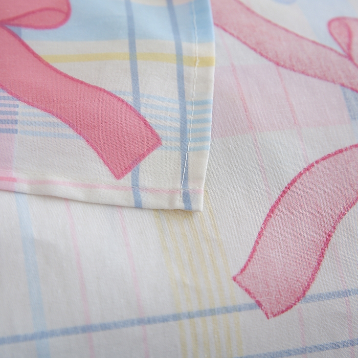 91家纺网 家纺一手货源 找家纺 优家居 2025新款纯棉13370床单单件印花100%全棉纯棉加厚大学生宿舍三件套 奶香猫咪