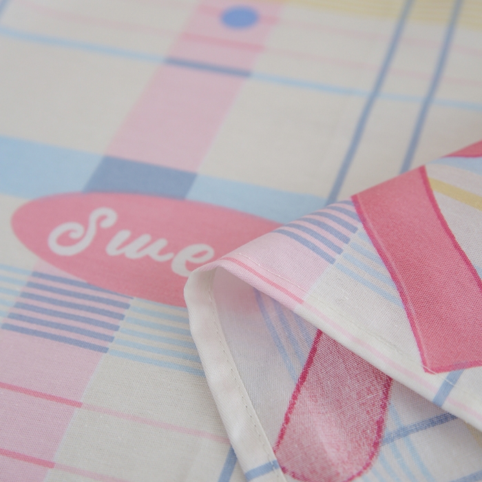 91家纺网 家纺一手货源 找家纺 优家居 2025新款纯棉13370床单单件印花100%全棉纯棉加厚大学生宿舍三件套 奶香猫咪