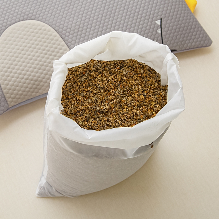 91家纺网 家纺一手货源 找家纺 织布人 2025春夏新款荞麦枕头夏凉感卡通贴布绣小恐龙儿童学生防出汗专用枕芯单枕芯 夏凉卡通-贴布绣小恐龙灰色 30x50cm/只