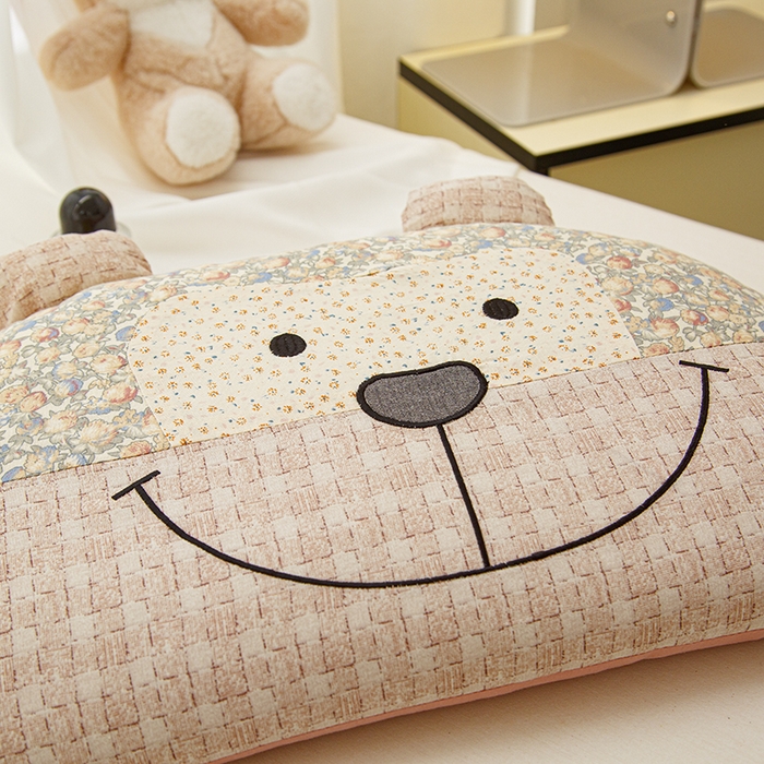 91家纺网 家纺一手货源 找家纺 织布人 2025春夏新款荞麦枕直播爆款全棉纯棉双层纱调皮猴荞麦枕头学生成人硬枕芯单枕芯 全棉双层纱调皮猴-莱特 34x55cm/只