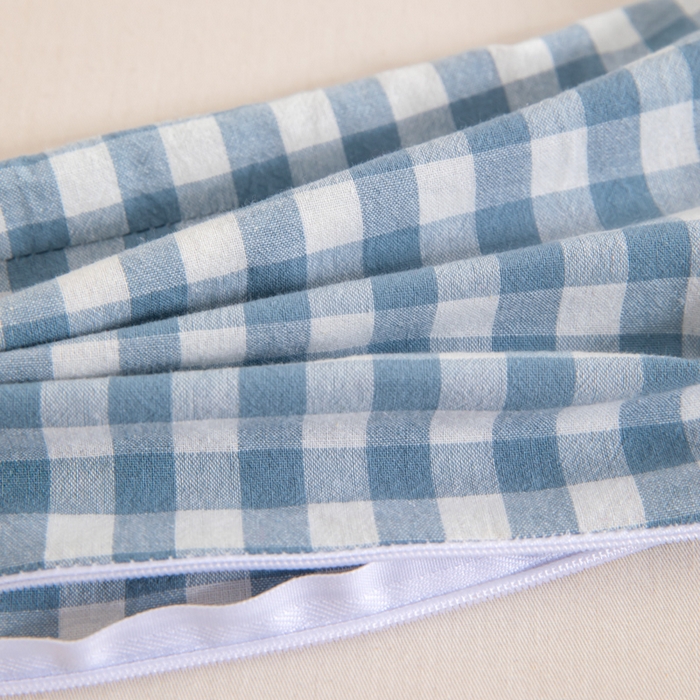 91家纺网 家纺一手货源 找家纺 织布人 2025春夏新款荞麦枕全棉纯棉颈椎枕腰垫枕富贵包枕颈椎不适专用小枕头枕芯单枕芯 全棉颈椎腰垫枕-江南 13x35cm/只