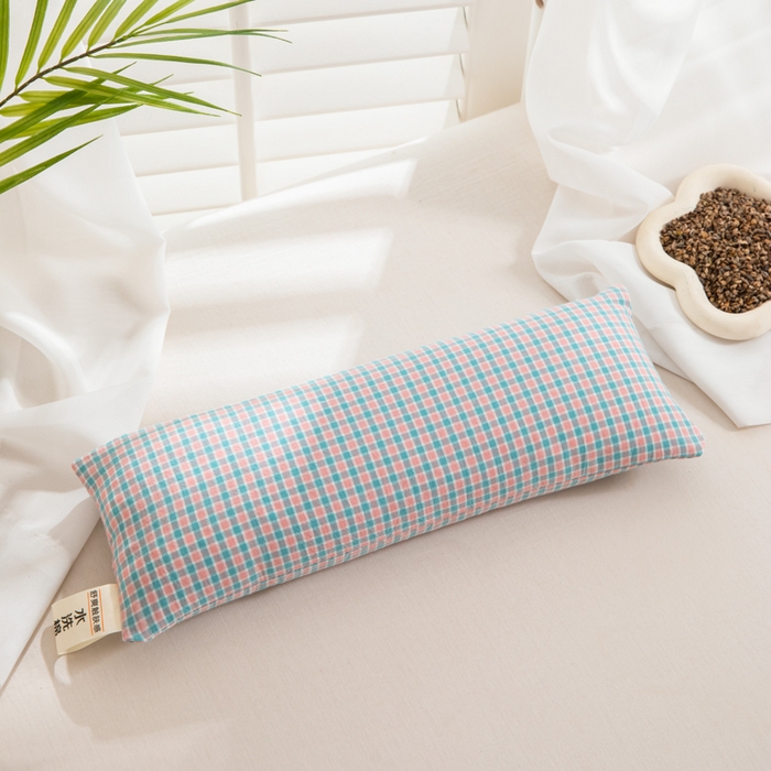 91家纺网 家纺一手货源 找家纺 织布人 2025春夏新款荞麦枕全棉纯棉颈椎枕腰垫枕富贵包枕颈椎不适专用小枕头枕芯单枕芯 全棉颈椎腰垫枕-沐川 13x35cm/只