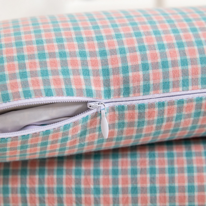 91家纺网 家纺一手货源 找家纺 织布人 2025春夏新款荞麦枕全棉纯棉颈椎枕腰垫枕富贵包枕颈椎不适专用小枕头枕芯单枕芯 全棉颈椎腰垫枕-沐川 13x35cm/只